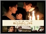 Anne Hathaway, świeczki, Becoming Jane, James McAvoy